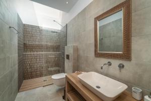 Phòng tắm tại Owl Villas