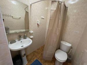 Koupelna v ubytování Hotel NATALI