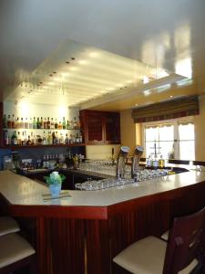 Lounge nebo bar v ubytování Akzent Hotel Löwen