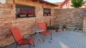 Patio nebo venkovní prostory v ubytování Apartmán Lanžhot