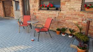 Patio nebo venkovní prostory v ubytování Apartmán Lanžhot