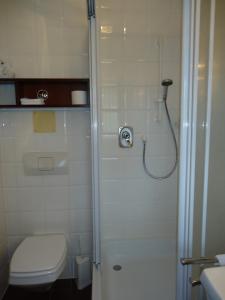 Koupelna v ubytování Akzent Hotel Löwen