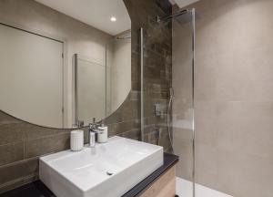 Koupelna v ubytování Luxury rooms Unicus I, II, IV