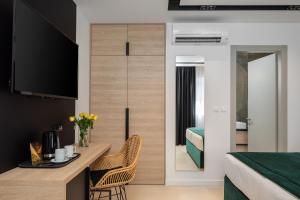 Postel nebo postele na pokoji v ubytování Luxury rooms Unicus I, II, IV