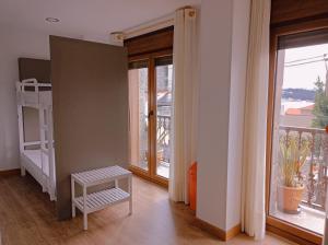 Balkón alebo terasa v ubytovaní Albergue Hostel Nuestra Señora del Camino
