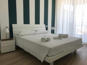 Postel nebo postele na pokoji v ubytování Podium