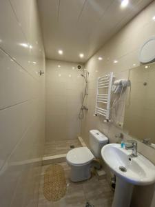 Koupelna v ubytování Guest House Imereti + 37 fotografií