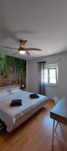 Posteľ alebo postele v izbe v ubytovaní Apartment M&M with private Pool + 37 fotografií