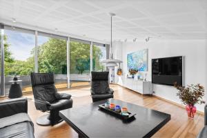 TV/trung tâm giải trí tại Stavanger Forum Apartment