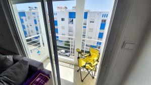 Balkón nebo terasa v ubytování Appartement Martil a 5min de la corniche