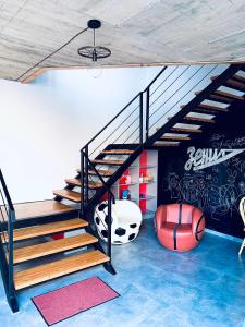 Area soggiorno di Guest House Smile