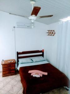 Postel nebo postele na pokoji v ubytování Pousada e Hostel Chapada Suites