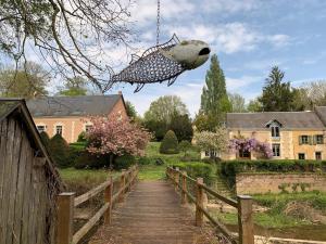 Zahrada ubytování Domaine du moulin de la plaine - L'île Ô Reflets