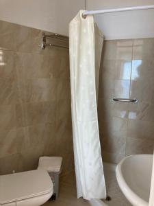 Koupelna v ubytování Hotel Galini