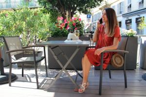 Hotel Boréal Nice tesisinde bir balkon veya teras