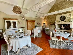 Posezení v ubytování La Naomath - Maison d'hôtes, Hébergement insolite & Gîte