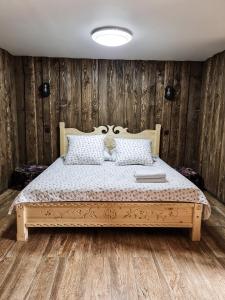 Posteľ alebo postele v izbe v ubytovaní Apartamenty Góralski DACH NAD GŁOWĄ