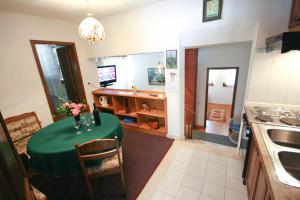 Kuchyň nebo kuchyňský kout v ubytování Apartments Ivancevic