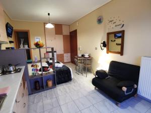 TV a/nebo společenská místnost v ubytování Serenity LX Apartments