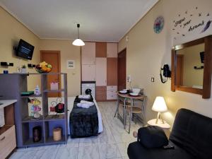 TV a/nebo společenská místnost v ubytování Serenity LX Apartments