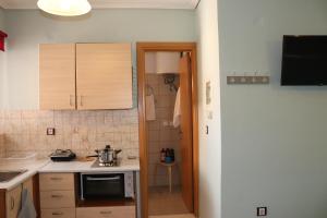 Kuchyň nebo kuchyňský kout v ubytování Serenity LX Apartments