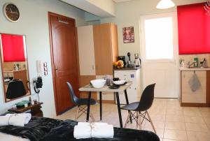 Kuchyň nebo kuchyňský kout v ubytování Serenity LX Apartments