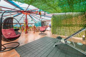 Patio nebo venkovní prostory v ubytování Casa Candilejas