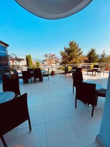 Balkón nebo terasa v ubytování Hotel Ambient - Struga
