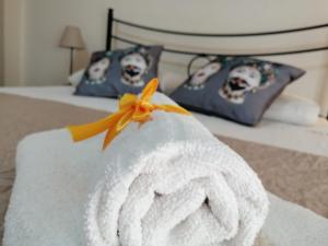 Posteľ alebo postele v izbe v ubytovaní b & b Jasmine