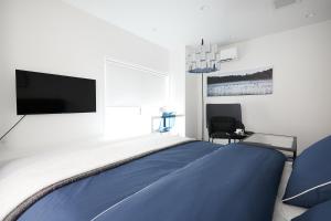 TV a/nebo společenská místnost v ubytování Designers Hotel Siesta
