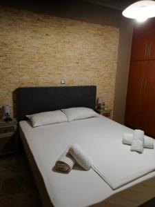 
Ένα ή περισσότερα κρεβάτια σε δωμάτιο στο Monteduca Apartments

