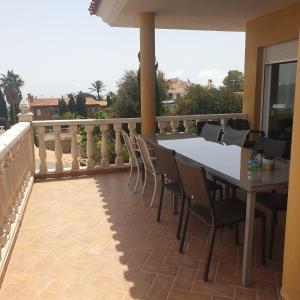 Balkón alebo terasa v ubytovaní Chalet Benidorm