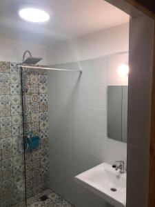 Vannituba majutusasutuses Korall Apartman Fonyód