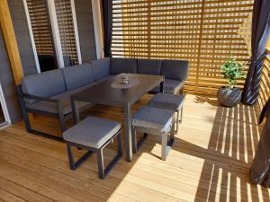 Χώρος καθιστικού στο Mobile home AGAVA