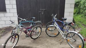 Jazda na bicykli v okolí ubytovania Dom mazurski z klimatyzacją