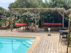 Bazén v ubytovaní B&B Macchia Verdata avec piscine alebo v jeho blízkosti