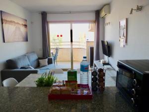 Гостиная зона в Apartamento Salou