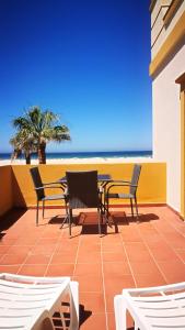 A balcony or terrace at Urb Tortuga 1 Adults Recommended