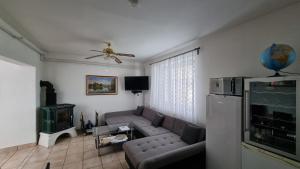 Kuchyň nebo kuchyňský kout v ubytování Apartmán Modré z nebe