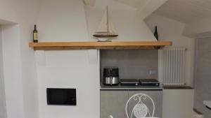 Kuchyň nebo kuchyňský kout v ubytování B&B Residenza Aragonese