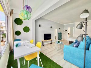 Televízia a/alebo spoločenská miestnosť v ubytovaní Studio Bahamas by TOR