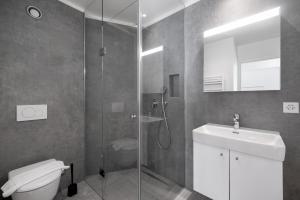Koupelna v ubytování The Studios Montreux - Swiss Hotel Apartments + 19 fotografií
