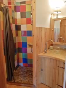 Phòng tắm tại Fount de Cousteno