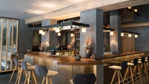 Lounge nebo bar v ubytování Wellnesshotel Mein Almhof Superior