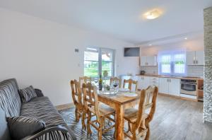 Dapur atau dapur kecil di Domek w Bieszczadach u Ani Apartament 1