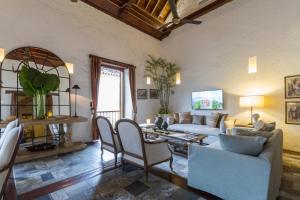 Posezení v ubytování Hotel Boutique Casa del Coliseo