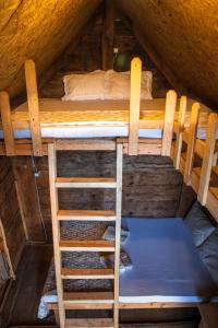 Palanda nebo palandy na pokoji v ubytování Heredot's house