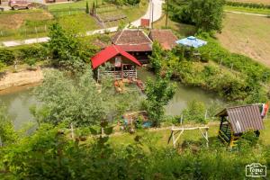 Paesaggio naturale nelle vicinanze del campeggio
