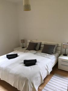 Posteľ alebo postele v izbe v ubytovaní Ferienappartement Obertschern