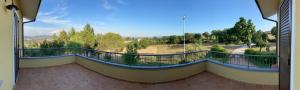 A balcony or terrace at Agriturismo Tenuta della Madama